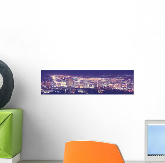 Vintage Toned Salt Lake Wall Decal