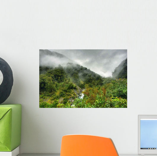 Rainforest Landscape Wall Decal Design 3