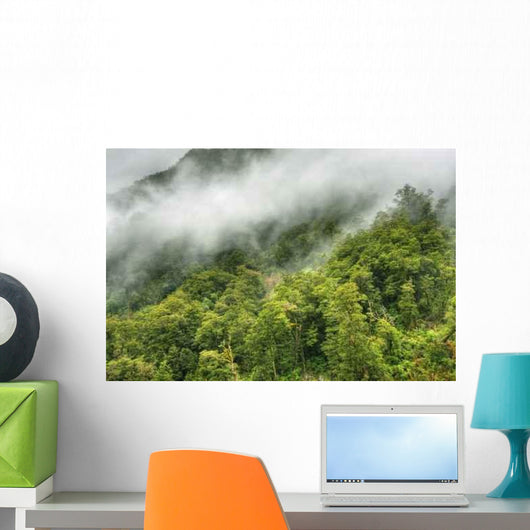Rainforest Landscape Wall Decal Design 2