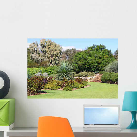 Formal Garden with Beds Wall Decal