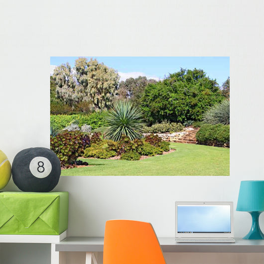 Formal Garden with Beds Wall Decal