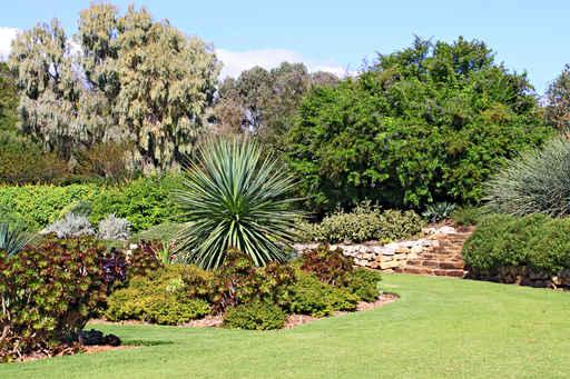 Formal Garden with Beds Wall Decal