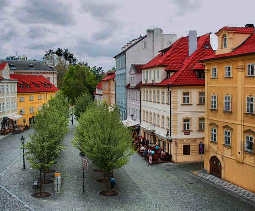 Prague Street Wall Decal