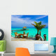 Cafe Beach Wall Decal
