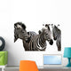 Zebra Wall Decal Design 1