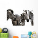 Zebra Wall Decal Design 1