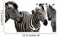 Zebra Wall Decal Design 1