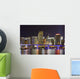 Colorful Night City Miami Wall Decal