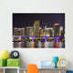 Colorful Night City Miami Wall Decal