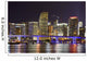 Colorful Night City Miami Wall Decal