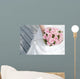 Pink Bridal Bouquet Wall Decal