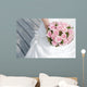 Pink Bridal Bouquet Wall Decal
