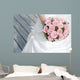 Pink Bridal Bouquet Wall Decal