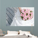 Pink Bridal Bouquet Wall Decal