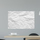 Crumple White Paper Wall Decal