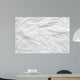 Crumple White Paper Wall Decal