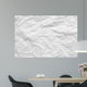 Crumple White Paper Wall Decal