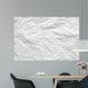 Crumple White Paper Wall Decal