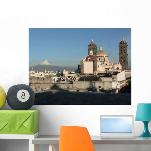 Mexico Volcano Wall Decal