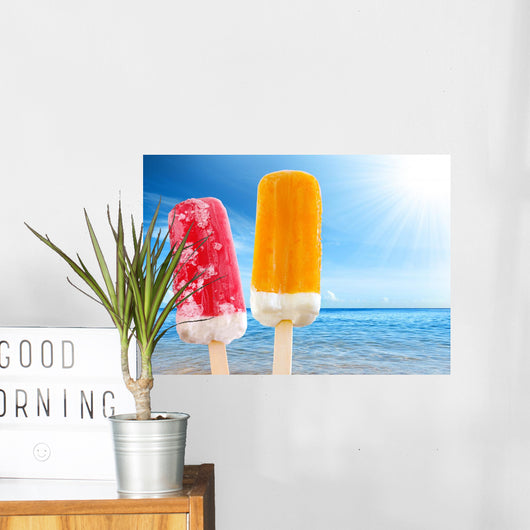 Two Ice Creams Wall Decal