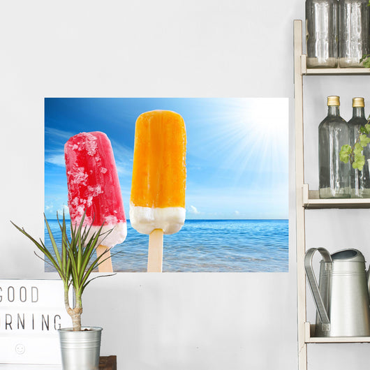 Two Ice Creams Wall Decal
