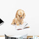 Dog Reading Book Wall Decal