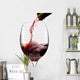 wine glass restaurant Wall Decal