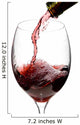 wine glass restaurant Wall Decal