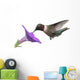 Ruby-throated Hummingbird Wall Decal
