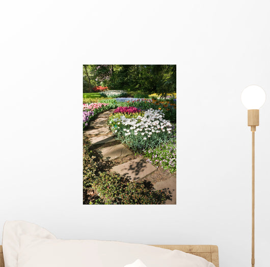 Flagstone Path with Spring Wall Decal