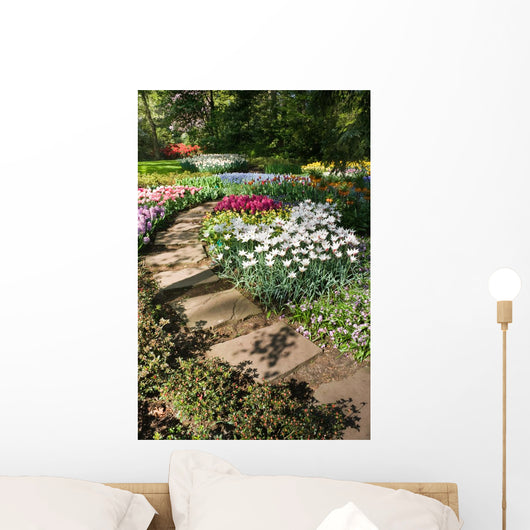 Flagstone Path with Spring Wall Decal