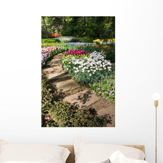 Flagstone Path with Spring Wall Decal
