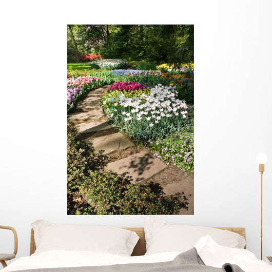 Flagstone Path with Spring Wall Decal