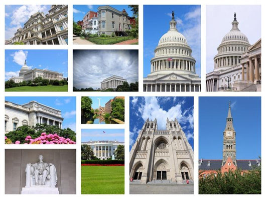 Washington USA Photo Collage Wall Decal