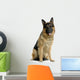 Dark Faced German Shepard Wall Decal