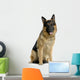 Dark Faced German Shepard Wall Decal