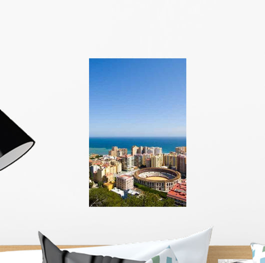 Malaga and Sea Wall Decal