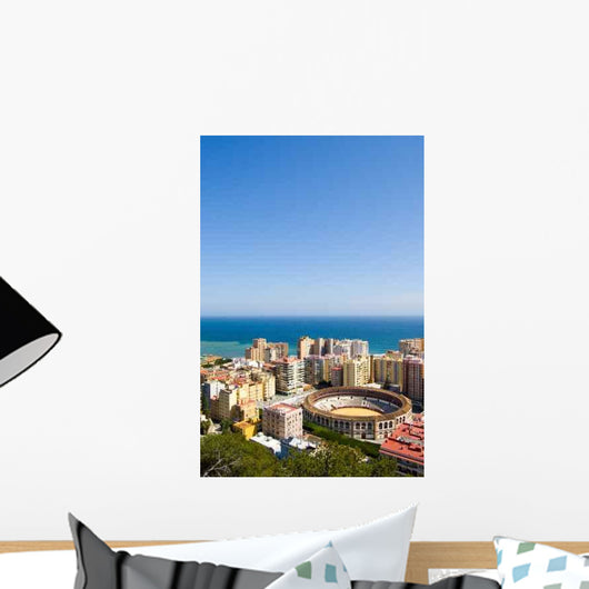 Malaga and Sea Wall Decal