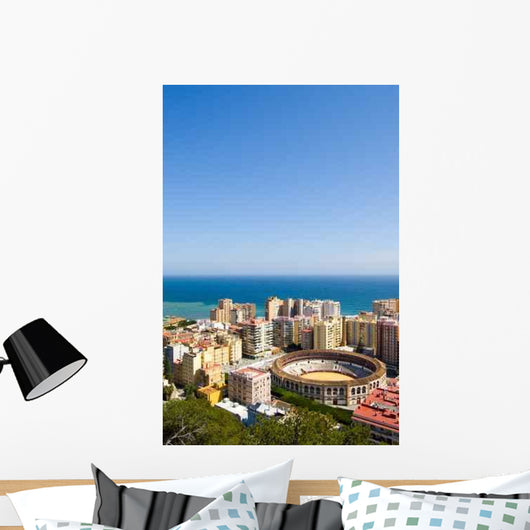 Malaga and Sea Wall Decal