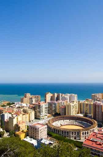 Malaga and Sea Wall Decal