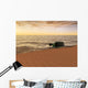 Message Bottle Lying Waterside Wall Decal