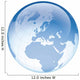 Europe Map and Globe Wall Decal