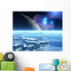 Alien Ice Planet Wall Decal
