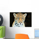 Head Shot Baby Jaguar Wall Decal