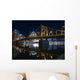 Pittsburgh Bridges Night Wall Decal