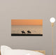 Chevaux Au Coucher Du Wall Decal