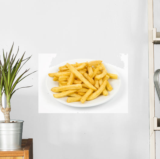 French Fries Front White Wall Decal