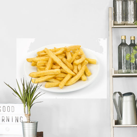 French Fries Front White Wall Decal