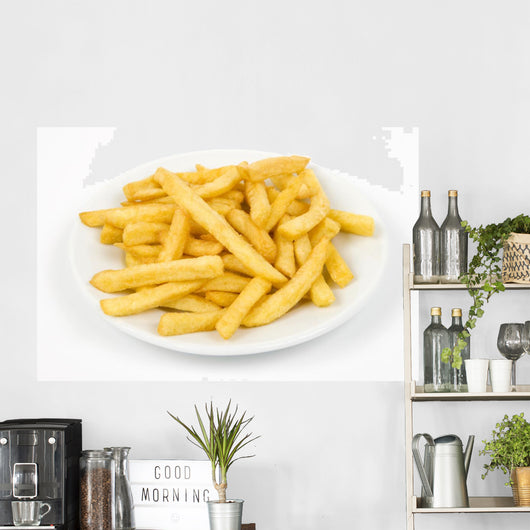 French Fries Front White Wall Decal