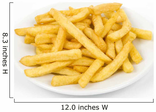 French Fries Front White Wall Decal